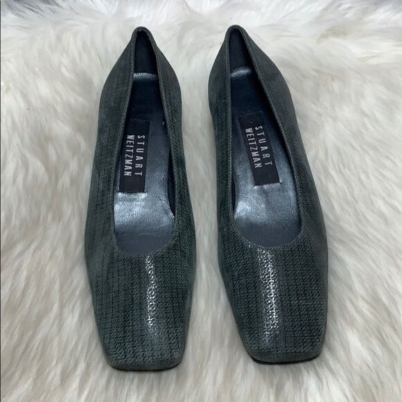 Stuart Weitzman Sueded Low Heels US Size 7 - Picture 2 of 6